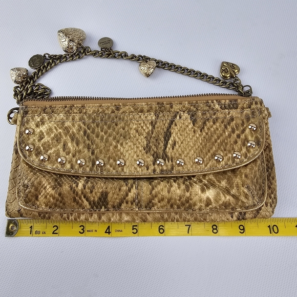 Kathy Van Zeeland Python Print Clutch - Picture 5 of 7